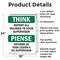 Signmission Safety Culture Sign, 18 in Width, Aluminum, Rectangle OS-2PACK-TS-A-1824-L-11857 - alternate 2